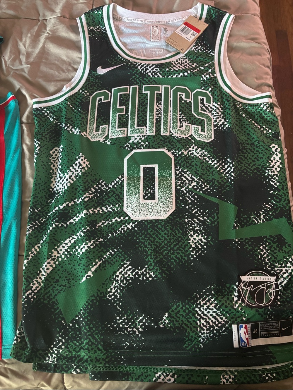 Nike Boston Celtics #0 Special Edition Jason Tatum Green Basketball Jersey